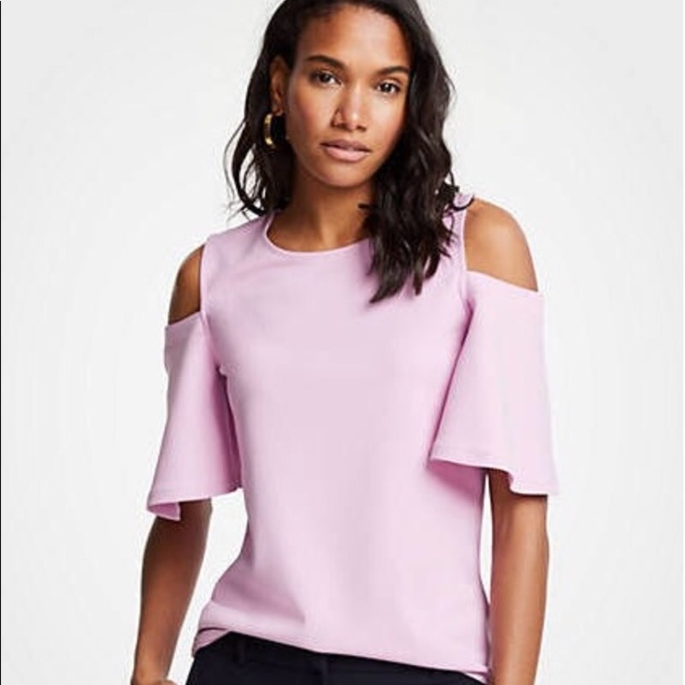Ann Taylor cold shoulder top